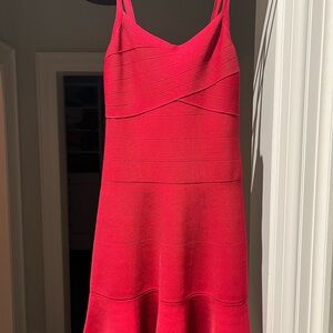 Elegant Red Sleeveless Dress
